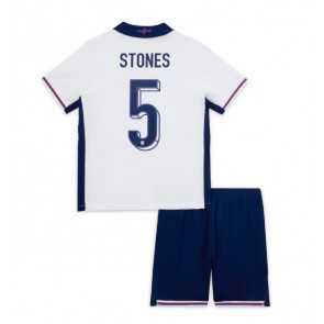 England John Stones #5 Replika Babytøj Hjemmebanesæt Børn EM 2024 Kortærmet (+ Korte bukser)